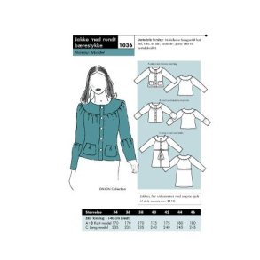 Onion 1036 Jakke med rundt brestykke